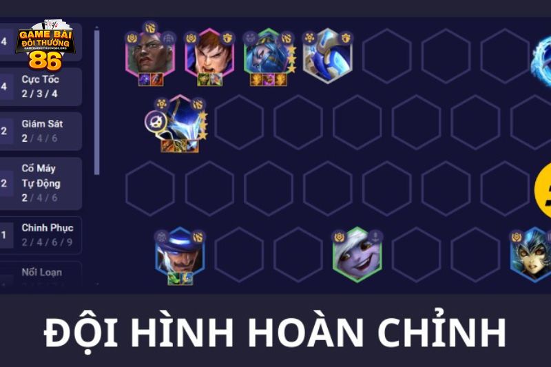 đội hình cực tốc dtcl